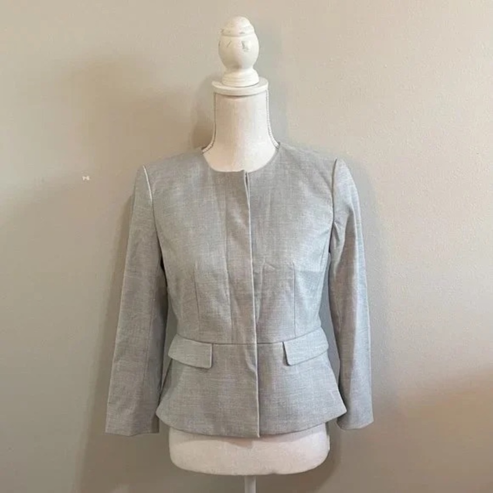 Ann Taylor Grey Suit Jacket